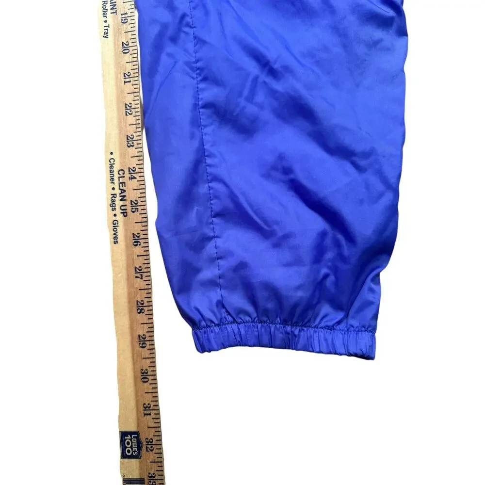 Nike Windbreaker Track Pants Size M 90’s Gray Tag Jogger Swoosh Purple Vintage